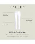 Белые прямые джинсы со средней посадкой Ralph Lauren, цвет White - фото 7
