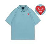 emoji Рубашка-поло унисекс с эмодзи, Белый (хлопок) - фото 11