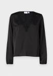 Блуза VIKLARE V NECK VILA, черный - фото 3