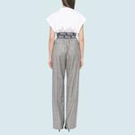 Укороченный топ Miu Miu, белый - фото 3