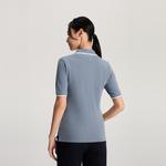 Футболка поло женская Tommy Hilfiger, сине-серый DYM - фото 10
