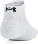 Носки Under Armour Training Cotton Low, 3 пары, (100) White/White/Black Logo - фото 3