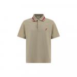 Футболка-поло с логотипом Ferragamo, коричневый - фото