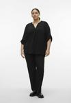 Блуза Vero Moda Curve NORMAL GESCHNITTEN V-AUSSCHNITT, Black - фото 2