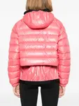 Стеганый пуховик MONCLER, розовый - фото 4