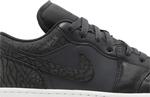 Кроссовки Air Jordan 1 Low SE GS 'Black Elephant', черный - фото 2