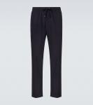 Технические прямые брюки Moncler, Navy Blue - фото