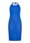 Вязаное платье ebeeza Knitted dress, коабльтовый синий - фото