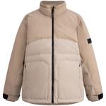 Кальвин Кляйн Пуховик Унисекс, PED-Молочный Чай Кофе - фото 4