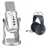 Набор для настольной записи Samson G-Track Pro (серебристый) - фото