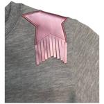 Платье для девочек с бахромой серого цвета Andy & Evan - фото 3