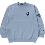 Толстовка Bape Pull Over A BATHING APE, синий - фото