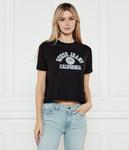 Футболка Guess Jeans Cropped Fit, черный - фото