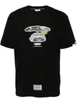 Футболка с логотипом AAPE BY *A BATHING APE, черный - фото