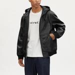 COACH Кожаная куртка мужская черная - фото 5