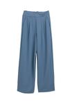 Брюки TOM TAILOR DENIM WIDE LEG, Dusty Denim Blue/Dark Blue - фото 5