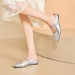 Закрытые тапочки для женщин DAPHNE, серебро - фото 6