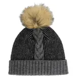 Шапка Spyder Plait Pom, черный - фото