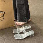 Шлепанцы женские Xingdiman, серебряный - фото 3