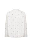 Блуза Part Two Blouse, Bright White Gold Embroidery/White - фото 6
