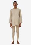 Пижамный комплект Vertbaudet SET, Taupe/Grey - фото