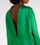 Платье из креп-сатина Tom Ford, Bright Green - фото 5