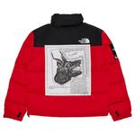 Куртка Supreme x The North Face Nuptse Jacket Red, красный - фото 2