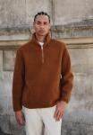 Джемпер Next QUARTER ZIP, Rust Brown/Brown - фото 3