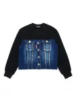 Толстовка из джерси DSQUARED2 KIDS, черный - фото