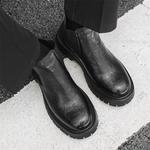 Ботинки Челси мужские черный Beidouniao - фото 5