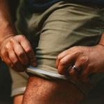 Шорты Flex Canvas мужские Livsn, темно-зеленый - фото 3