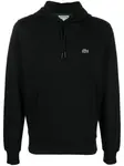 Худи с нашивкой-логотипом Lacoste, черный - фото