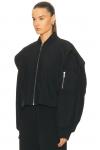 Бомбер с потайным капюшоном Jean Paul Gaultier, Black - фото 3