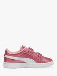 Детские кроссовки Smash 3.0 Glam PS Riptape PUMA, Pink - фото 5