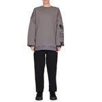 Хлопковый свитшот y 3 Adidas, серый - фото 8