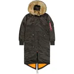 Куртка Alpha Industries Long Fishtail, зеленый - фото 3