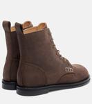 Замшевые ботильоны JW Anderson, Deep Walnut - фото 2