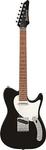 Электрогитара Ibanez Josh Smith FLATV1 Electric Guitar with Case Black - фото