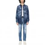 DSQUARED 2 Dsquared2 потертая джинсовая рубашка - фото 4