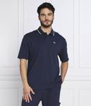 Поло мужское Tommy Jeans с контрастной отделкой воротника, синий - фото 3