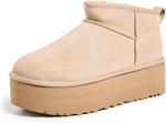 Женские ботинки UGG Classic Ultra Mini на платформе, Sand - фото