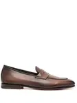 Пенни-лоферы Santoni, коричневый - фото