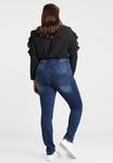 Джинсы облегающего кроя Zizzi EXTRA SLIM NILLE JEANS MIT HOHER TAILLE, цвет Blue Washed - фото 3