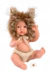 Испанская кукла Llorens 63201 Mini Baby Lion 30 см - фото