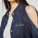 Lee Рубашка SS25 Women's Vintage Dark Blue - фото 7
