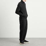 Куртка из хлопкового флиса на молнии Moncler, черный - фото 4