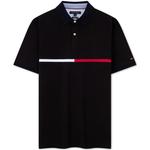 Мужская поло Tommy Hilfiger, черный - фото
