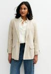 Короткое пальто New Look, кремовый - фото