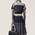 MIU MIU Куртка на молнии, Lead Gray - фото 5