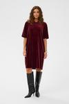Платье оверсайз CULTURE CUZoe, Wine Red - фото 4
